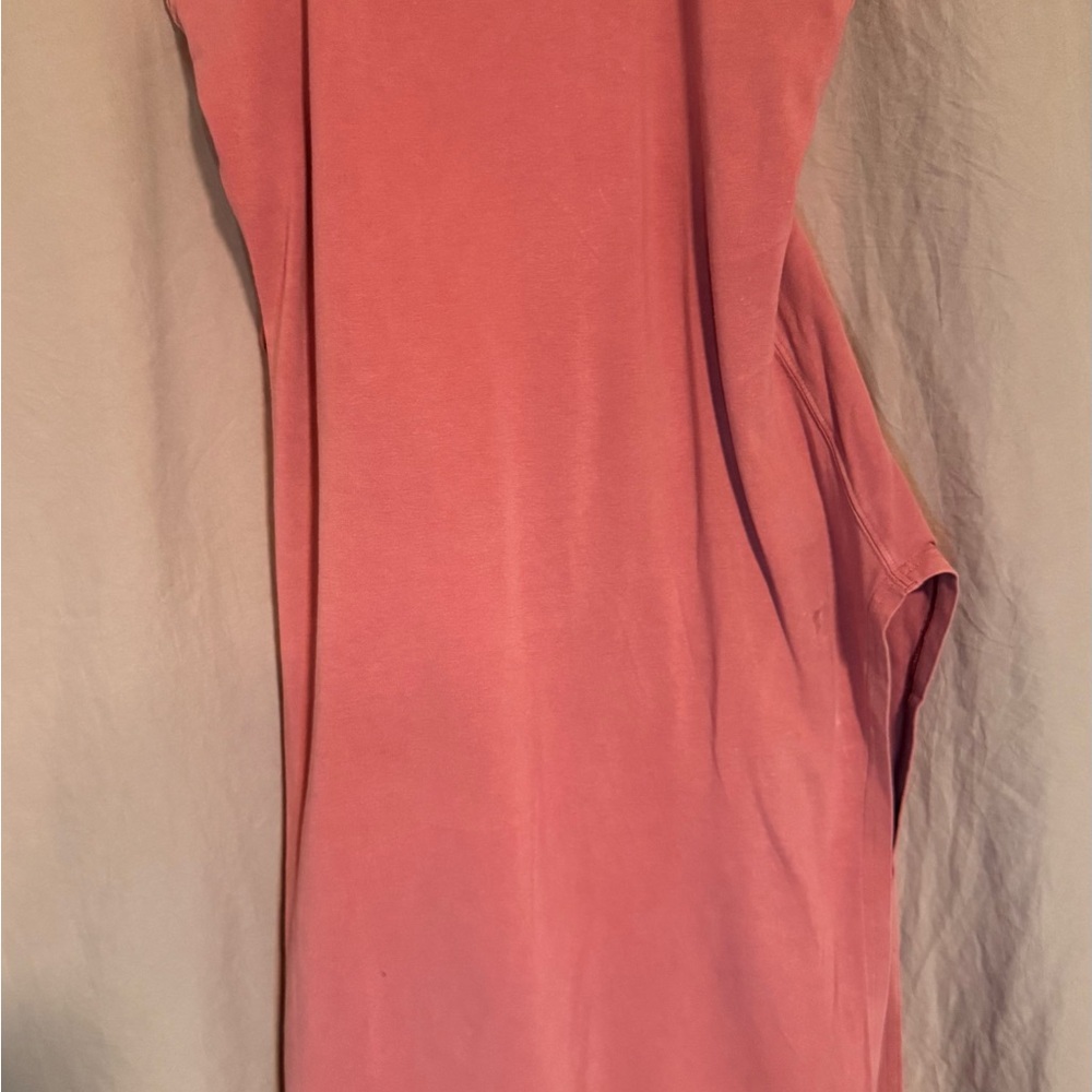 Free People Midi Dress in Coral Pink
